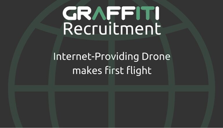Internet-Providing Drone makes first flight Internet-Providing Drone makes first flight