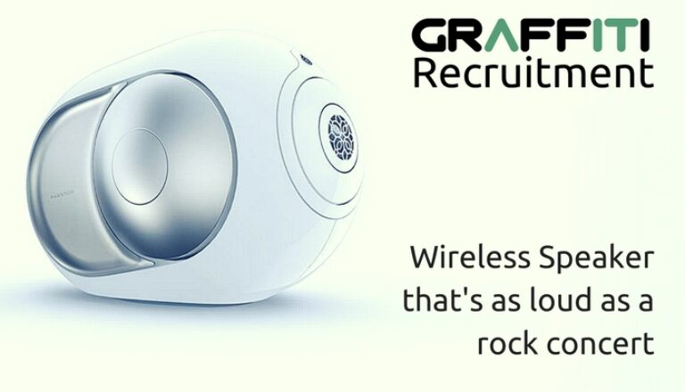 Wireless Speaker that’s as loud as a rock concert Wireless Speaker that's as loud as a rock concert